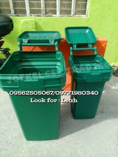 TRASH BIN 80L Orocan trash Can with Wheels and lock 80L Basurahan Garbage  Bin/basurahan/basket