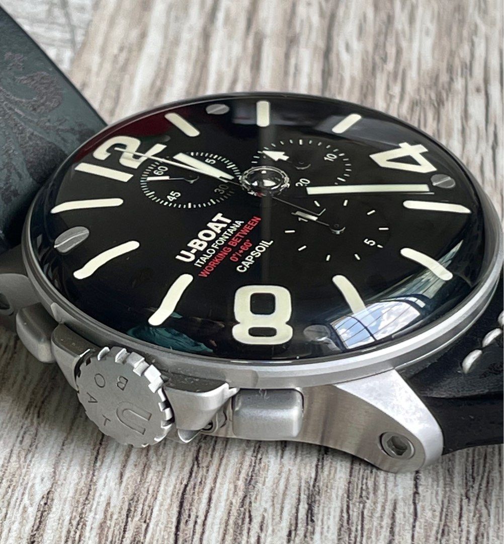 U boat Capsoil Chronograph Stainless Steel Luxury Watches on