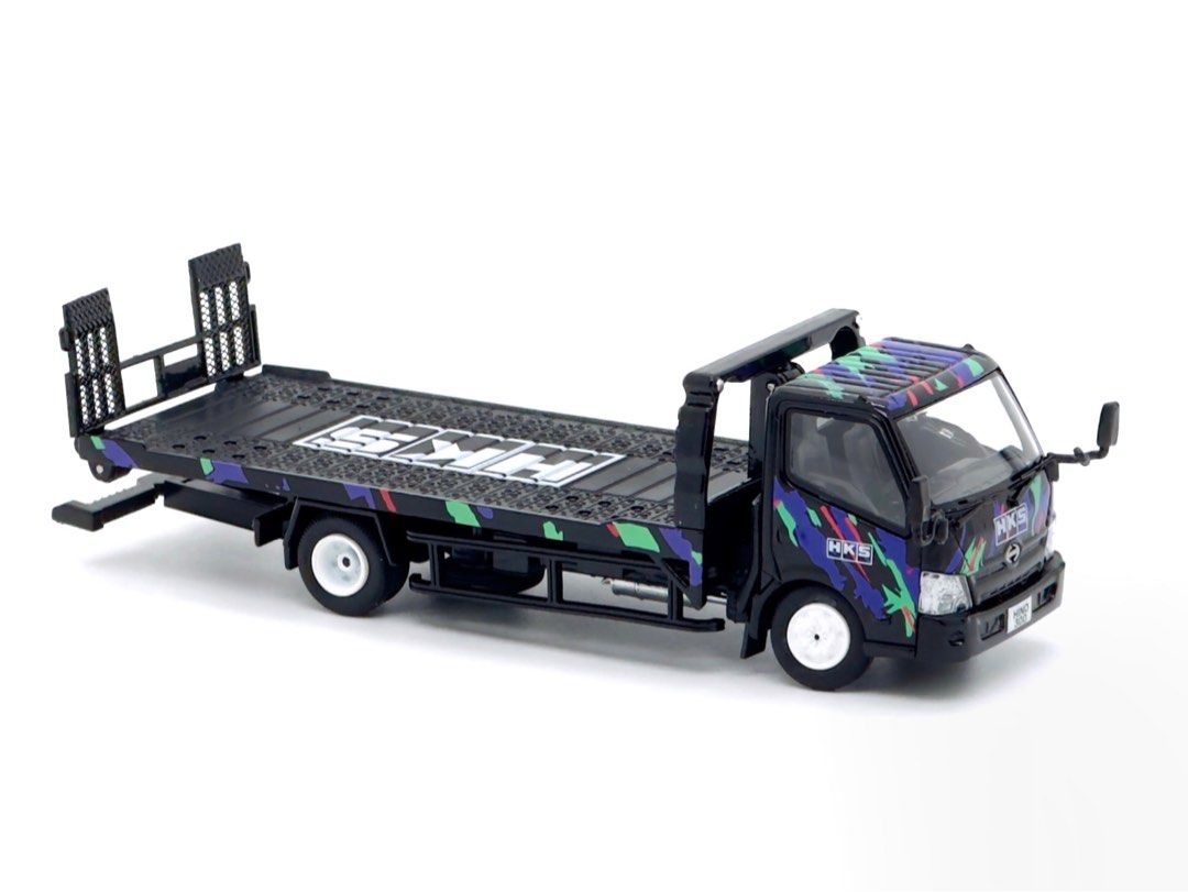 Modellino Micro Turbo 1:64 HINO 300 Serie, Camion Personalizzato Livrea GullWing Flash LB #23, Edizione Limitata Con Scatola