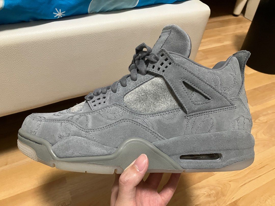 US10 AJ4 kaws Grey