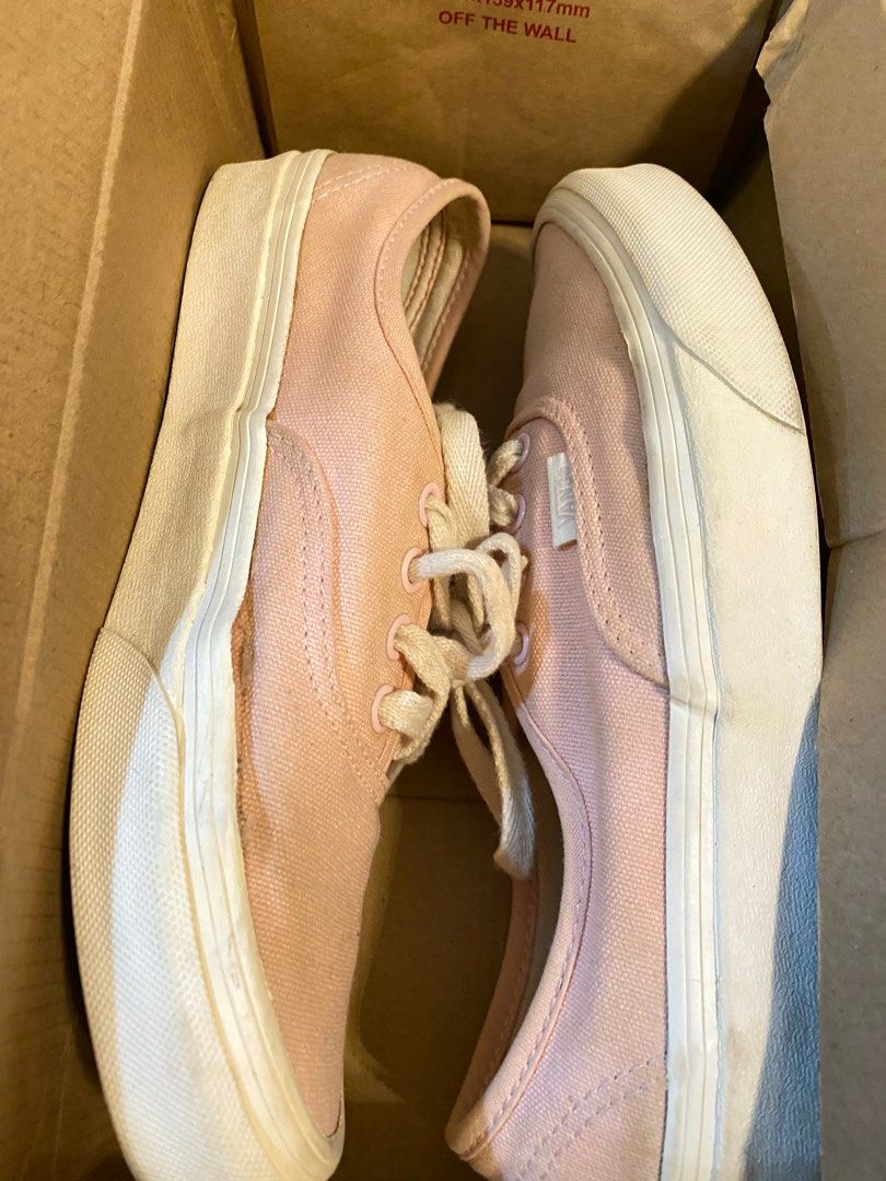 Vans authentic store herringbone pink