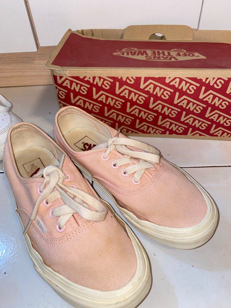 Vans Authentic Classic Herringbone Pink