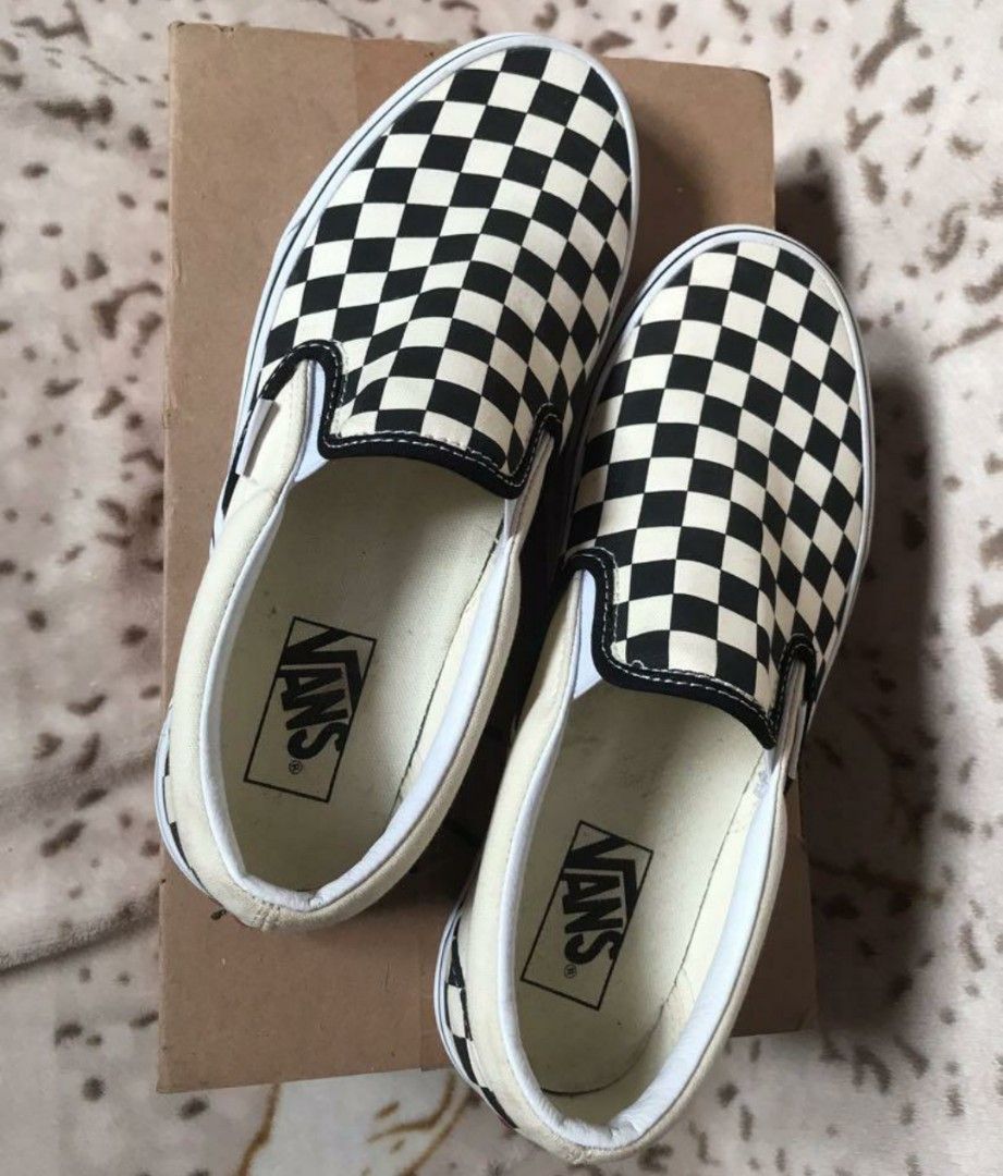 Vans checkboard original zalora size 37 Fesyen Wanita Sepatu di