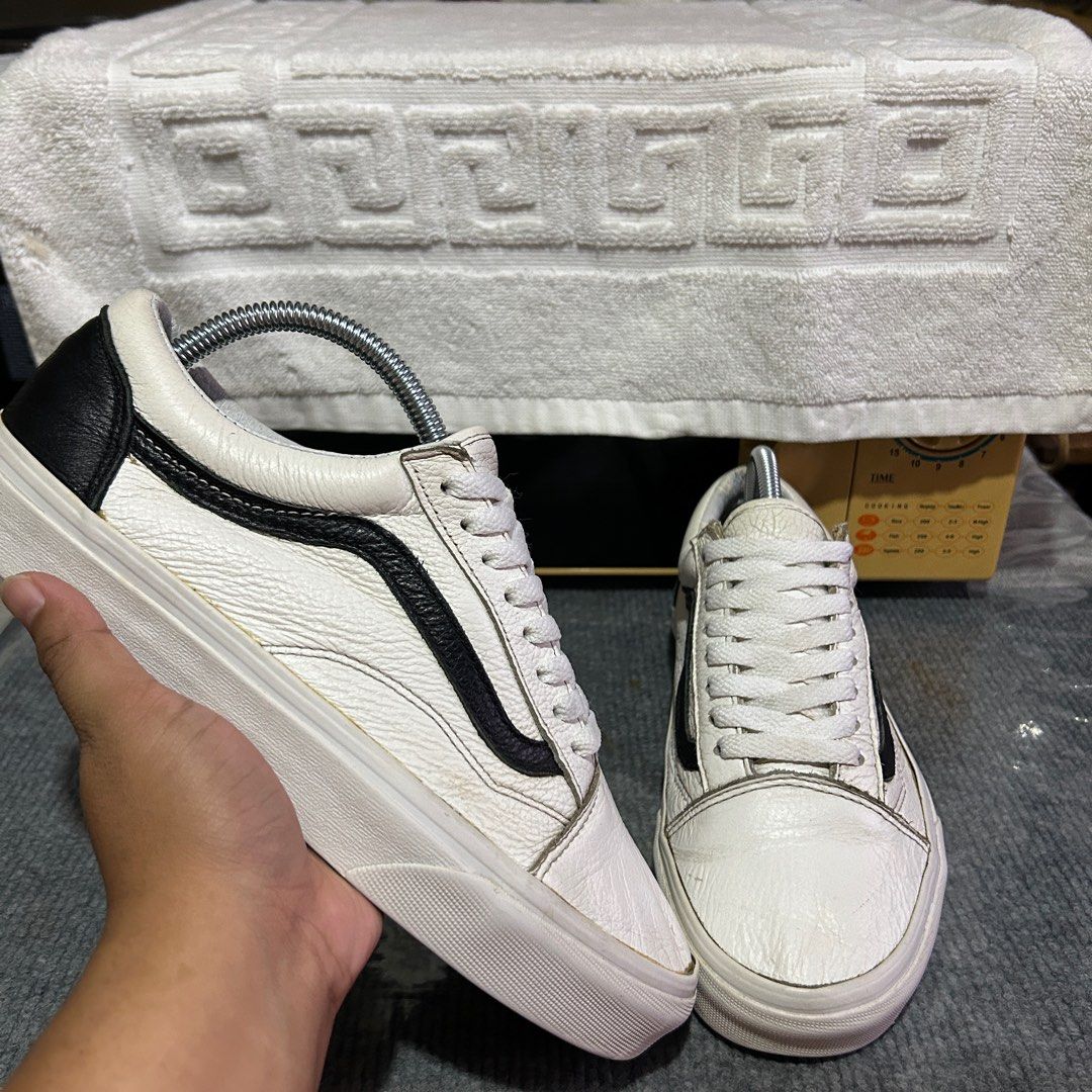 VANS OLD SKOOL PREMIUM LEATHER WHITE