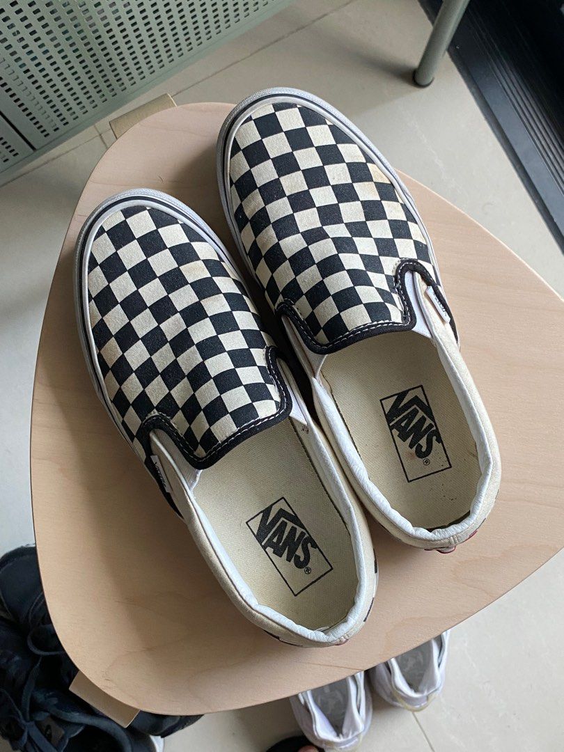 Checkerboard vans store womens 8.5