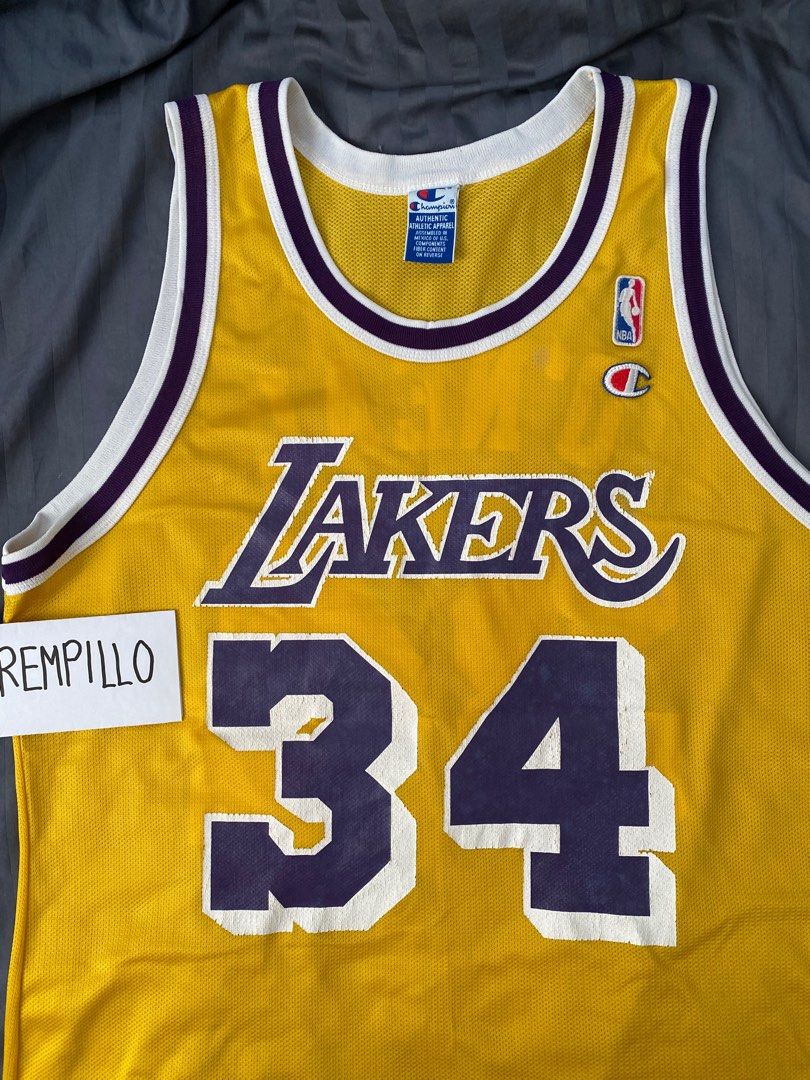 Shaq throwback lakers jersey on sale