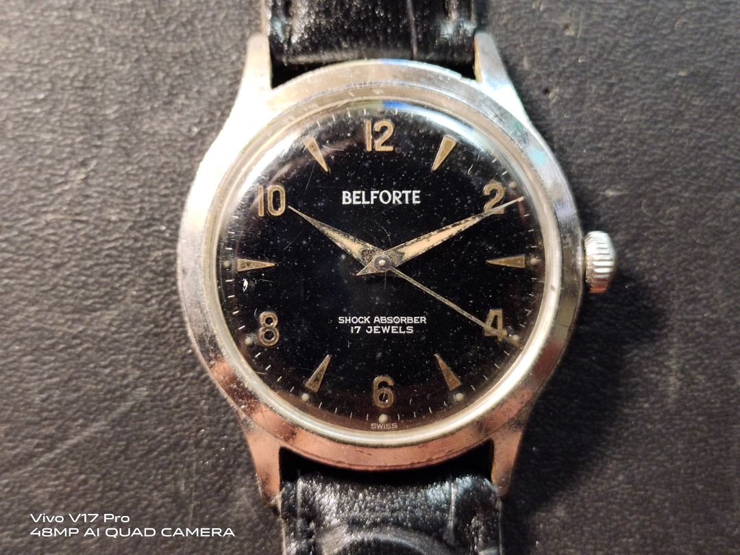 Mechanical hand winding hotsell watch