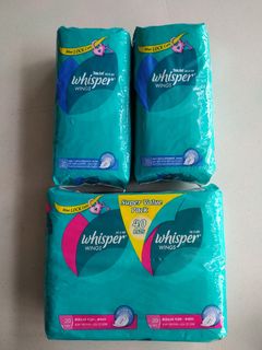 12 pcs Whisper overnight panties Always sanitary napkin pads