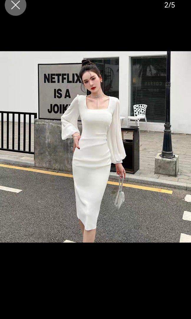 White Dress for Formal Occasion
