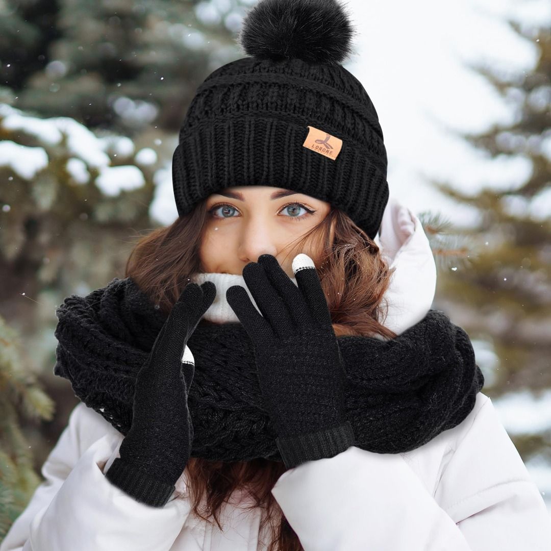 Wooly hat best sale scarf and gloves