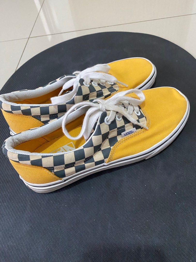 Women s shoes VANS Era 2 Tone Check Citrus True White