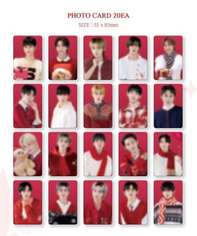 wts nct zone christmas version concept cards, Hobbies & Toys