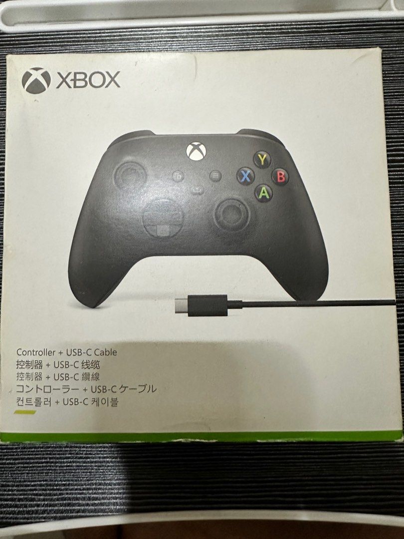Xbox Controller + USBC Cable, Video Gaming, Gaming Accessories, Controllers on Carousell