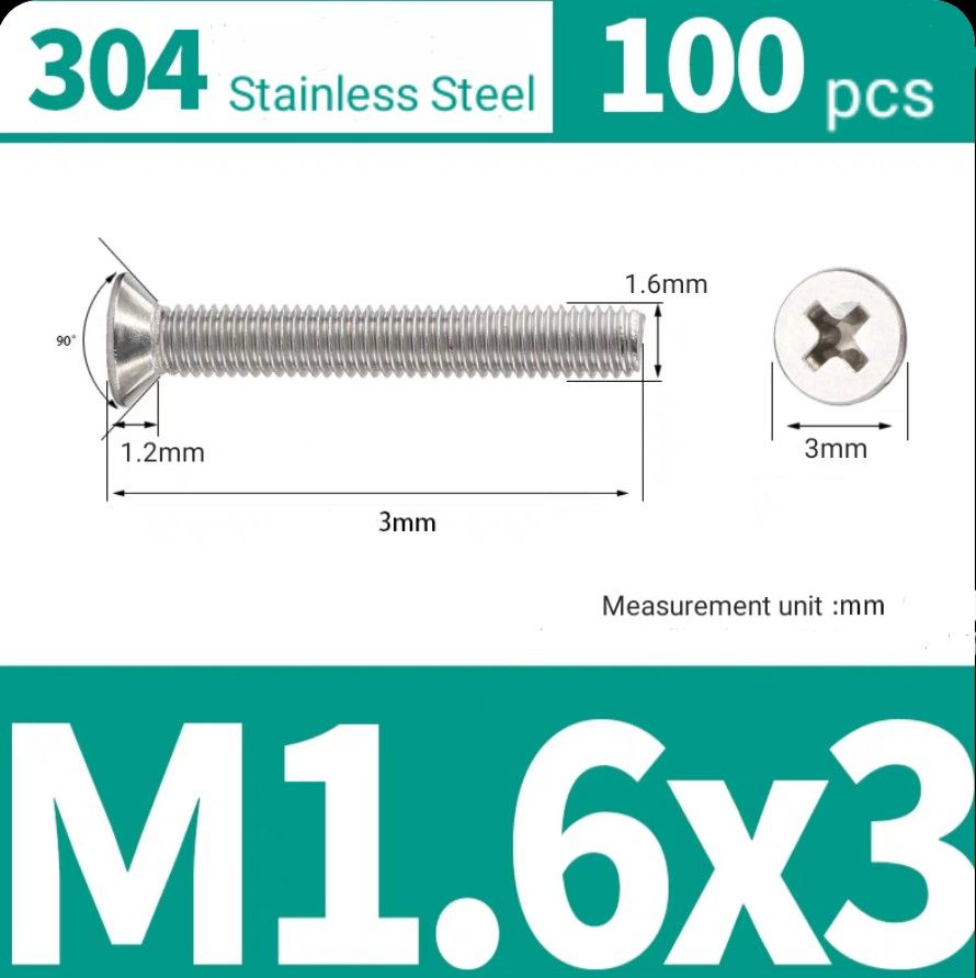 M1,6, MICRO SCREWS, Product Range