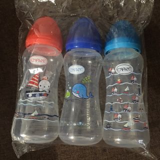 3pcs Used Enfant Milk Bottle 8oz