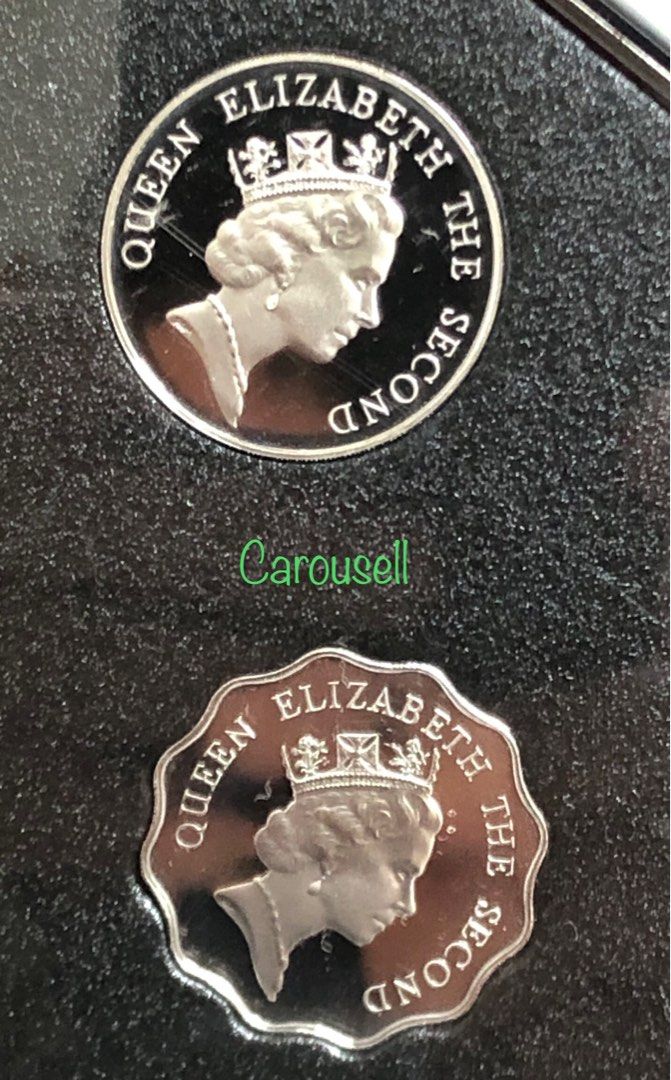 1988 香港 コインコレクション Hong Kong 1988 Proof Coin Set - The Purple Penny