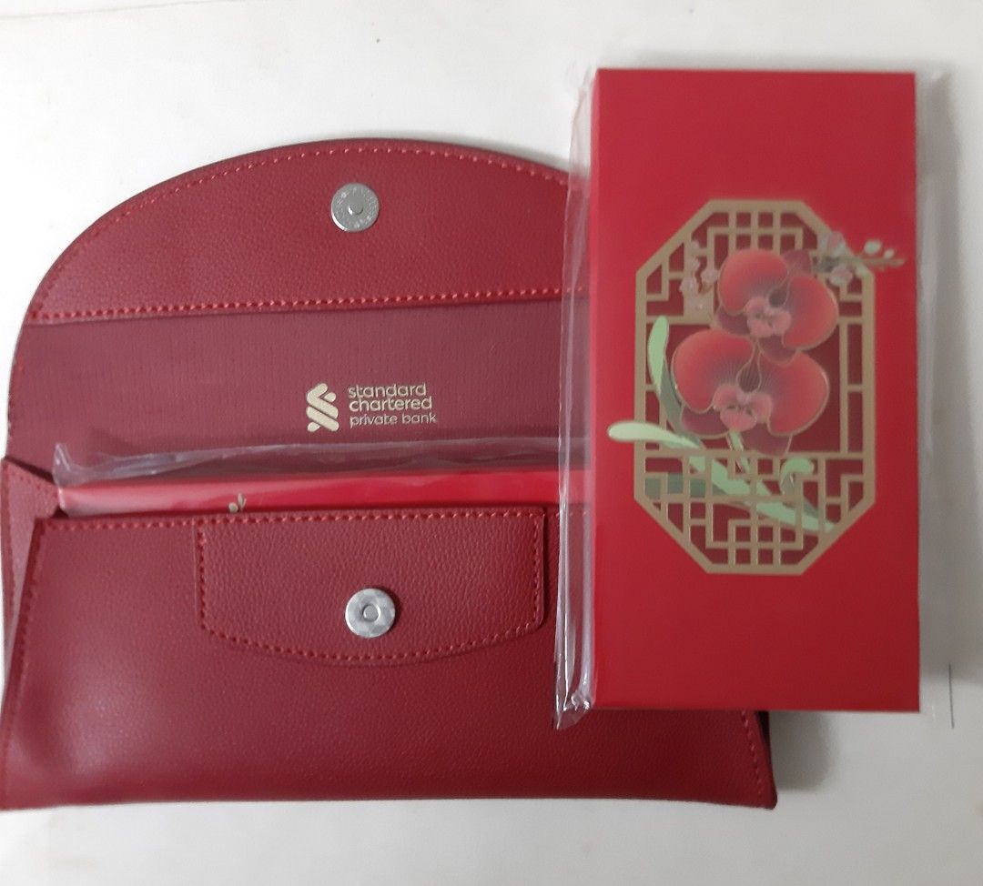 渣打銀行長利是封Standard Chartered private bank, 興趣及遊戲, 收藏品及紀念品, 郵票及印刷品- Carousell