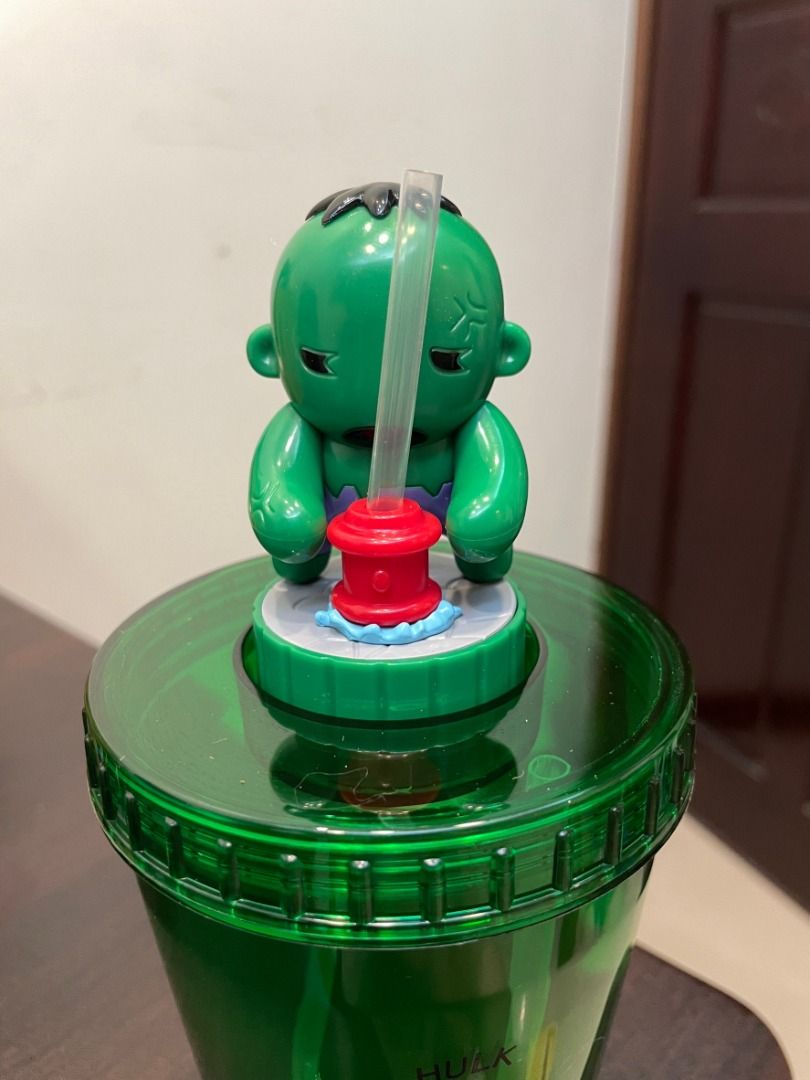 漫威 綠巨人浩克 水杯(含蓋及吸管) 照片瀏覽 5