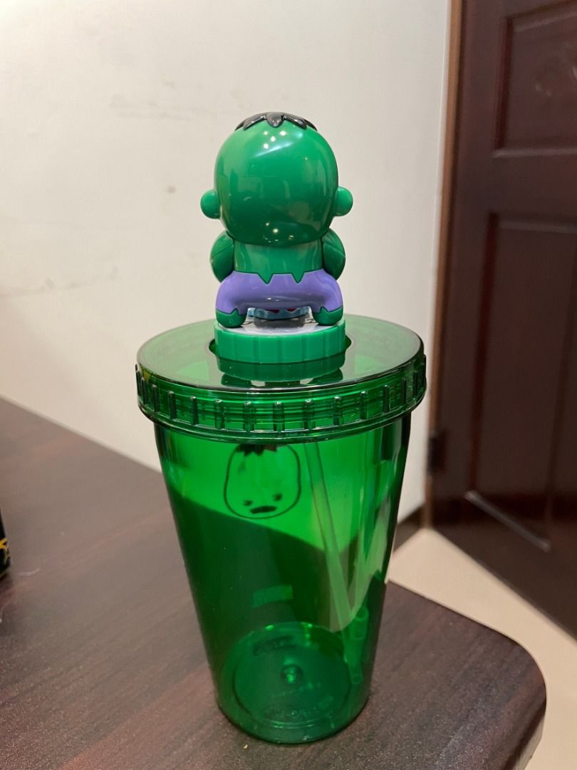 漫威 綠巨人浩克 水杯(含蓋及吸管) 照片瀏覽 7