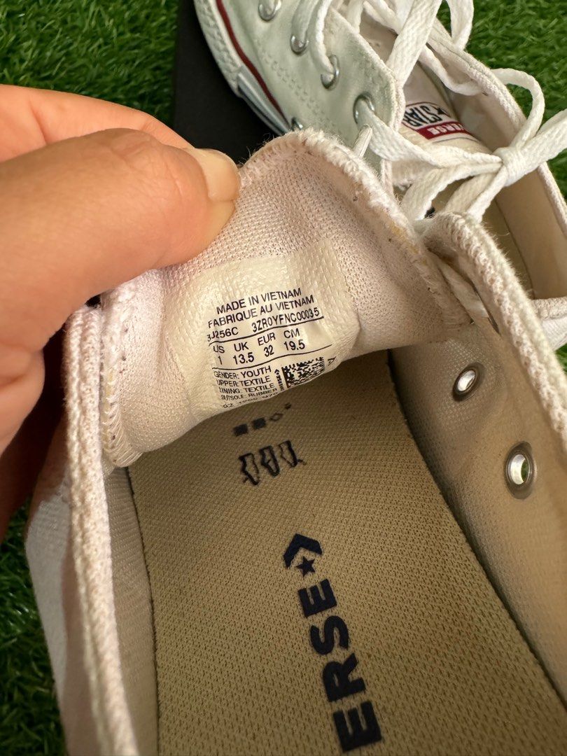 Converse size in cm outlet