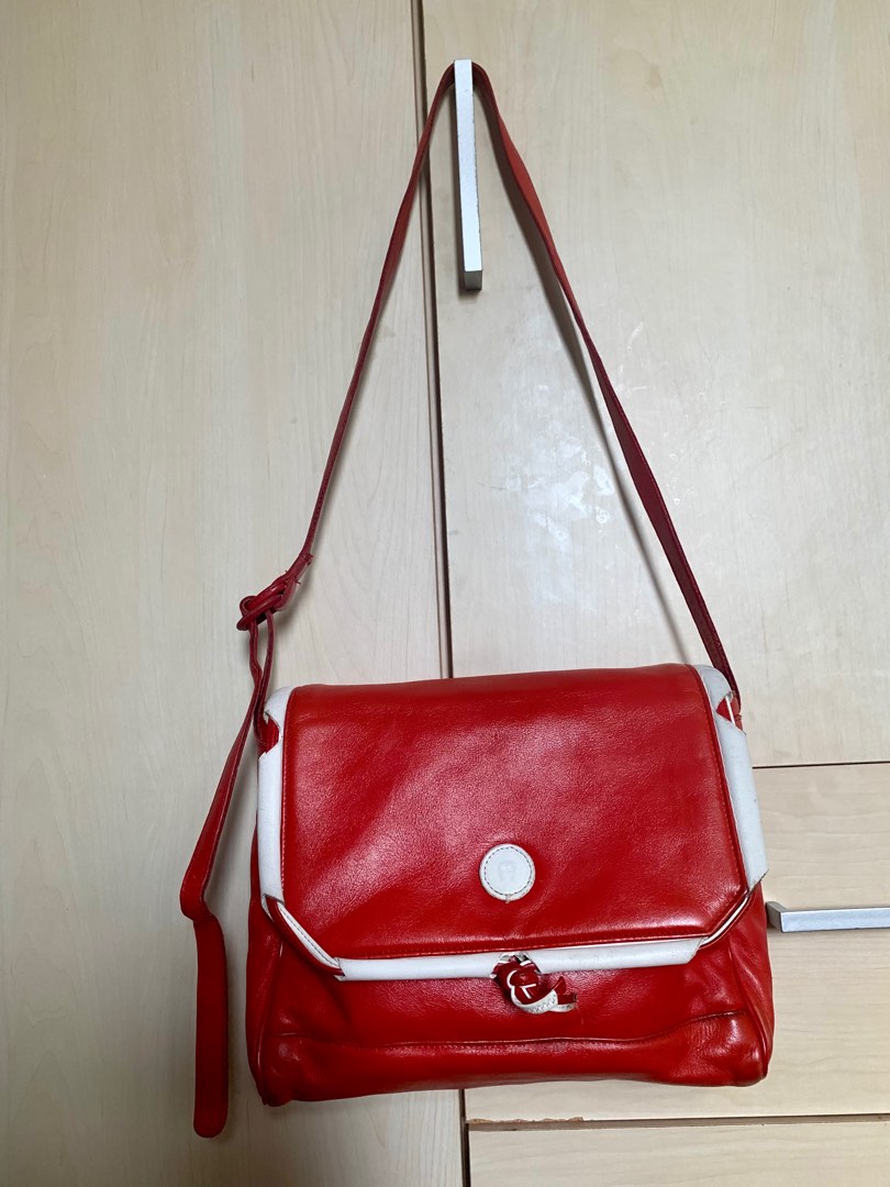 Aigner red new arrivals bag
