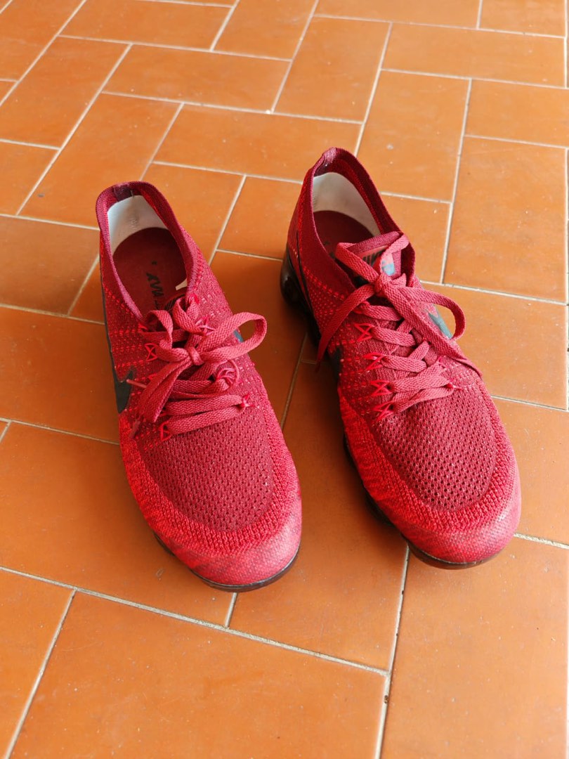 AIR VAPORMAX DEEP RED Men s Fashion Footwear Sneakers on Carousell