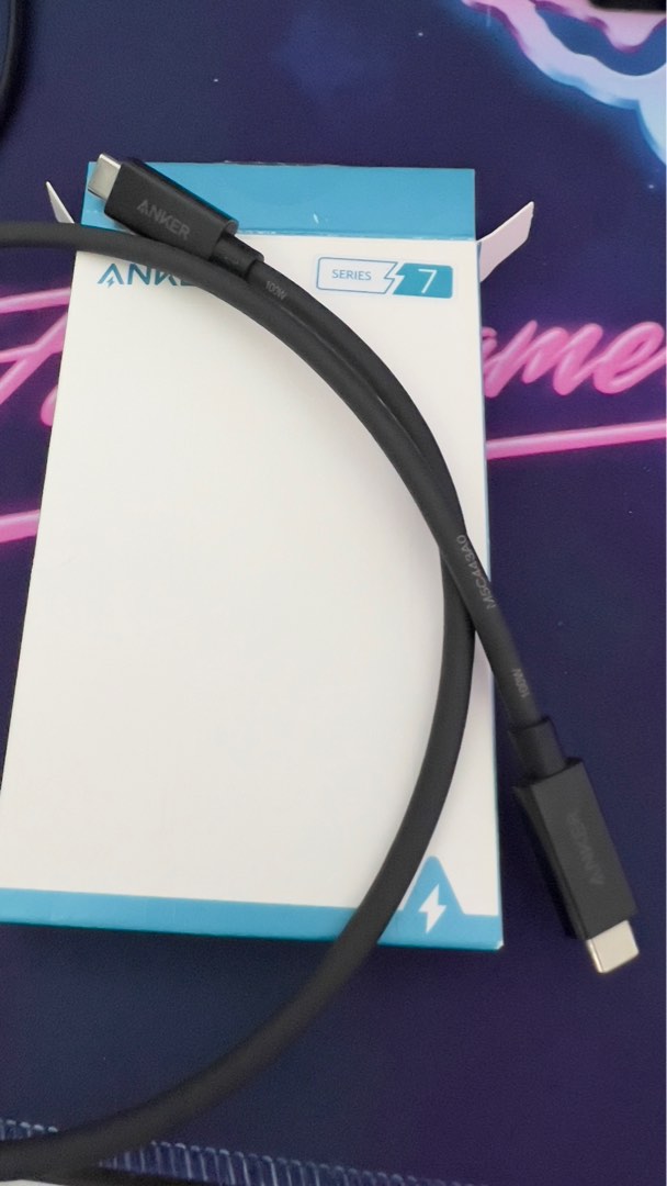 Anker Thunderbolt 3 Cable (TypeC to TypeC), Computers & Tech, Parts