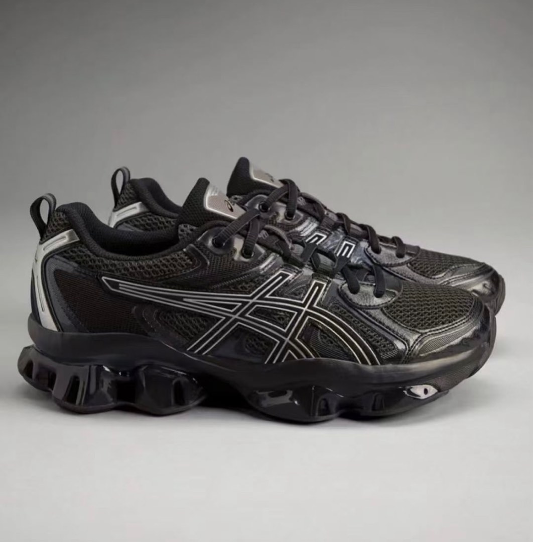 asics gel-quantum kinetic 37.5 黑色, 女裝, 鞋, 波鞋- Carousell