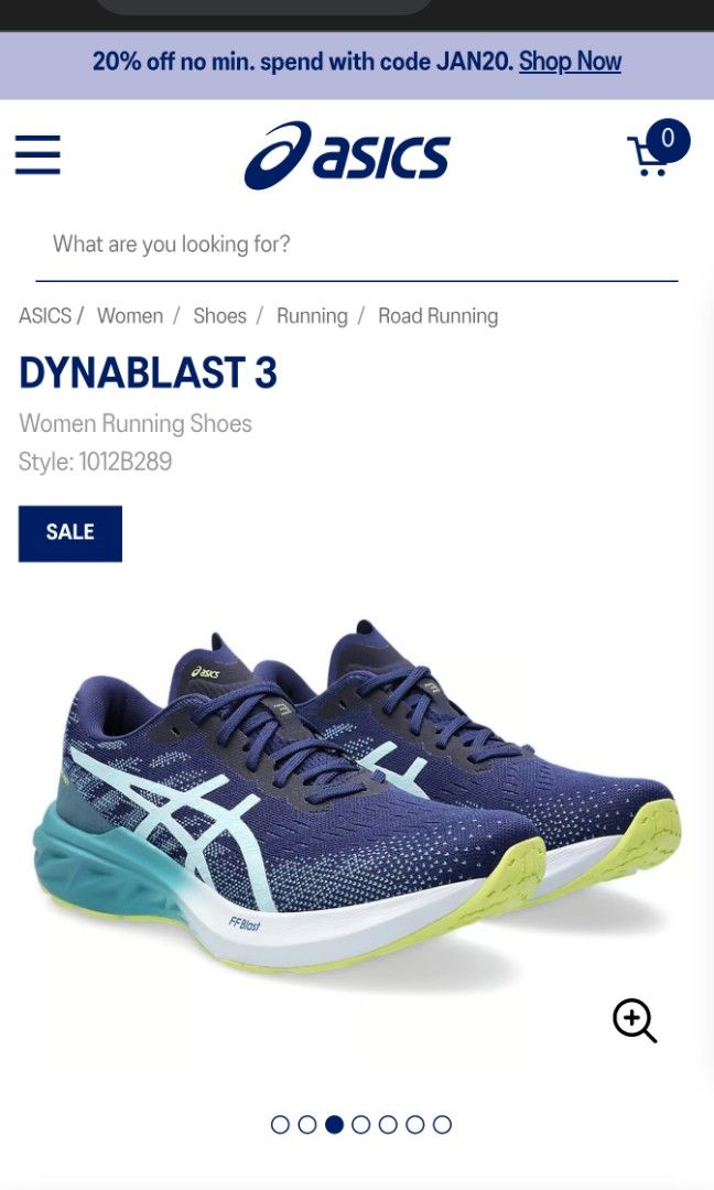 Asics running shoes clearance zero sales