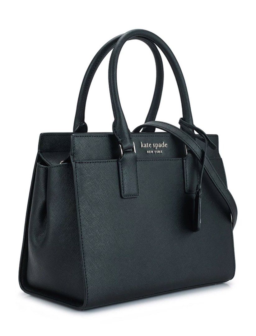 Kate spade cameron sales medium satchel black