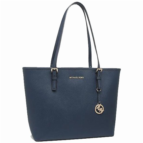 Authentic Michael Kors Tote Jet Set Travel Medium Leather Carryall