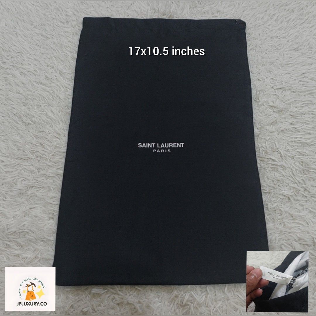 Saint laurent dust bag authentic sale