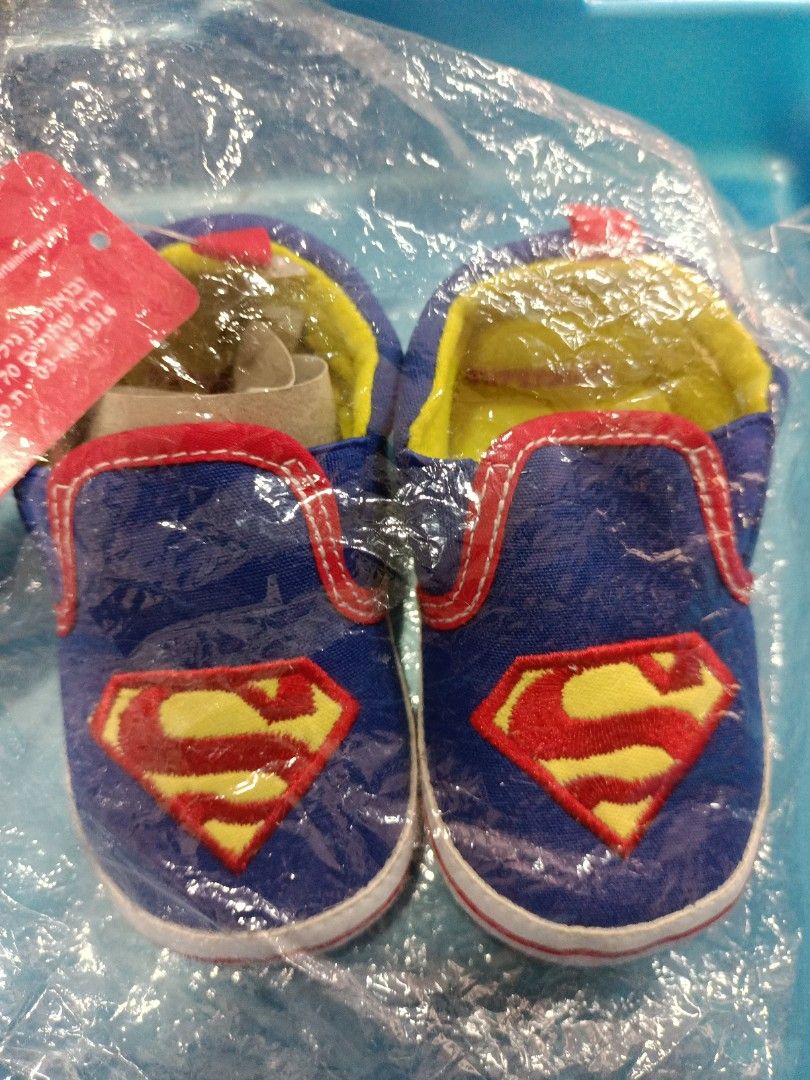 Baby Superman shoes, Babies Kids, Babies Kids Fashion on Carousell