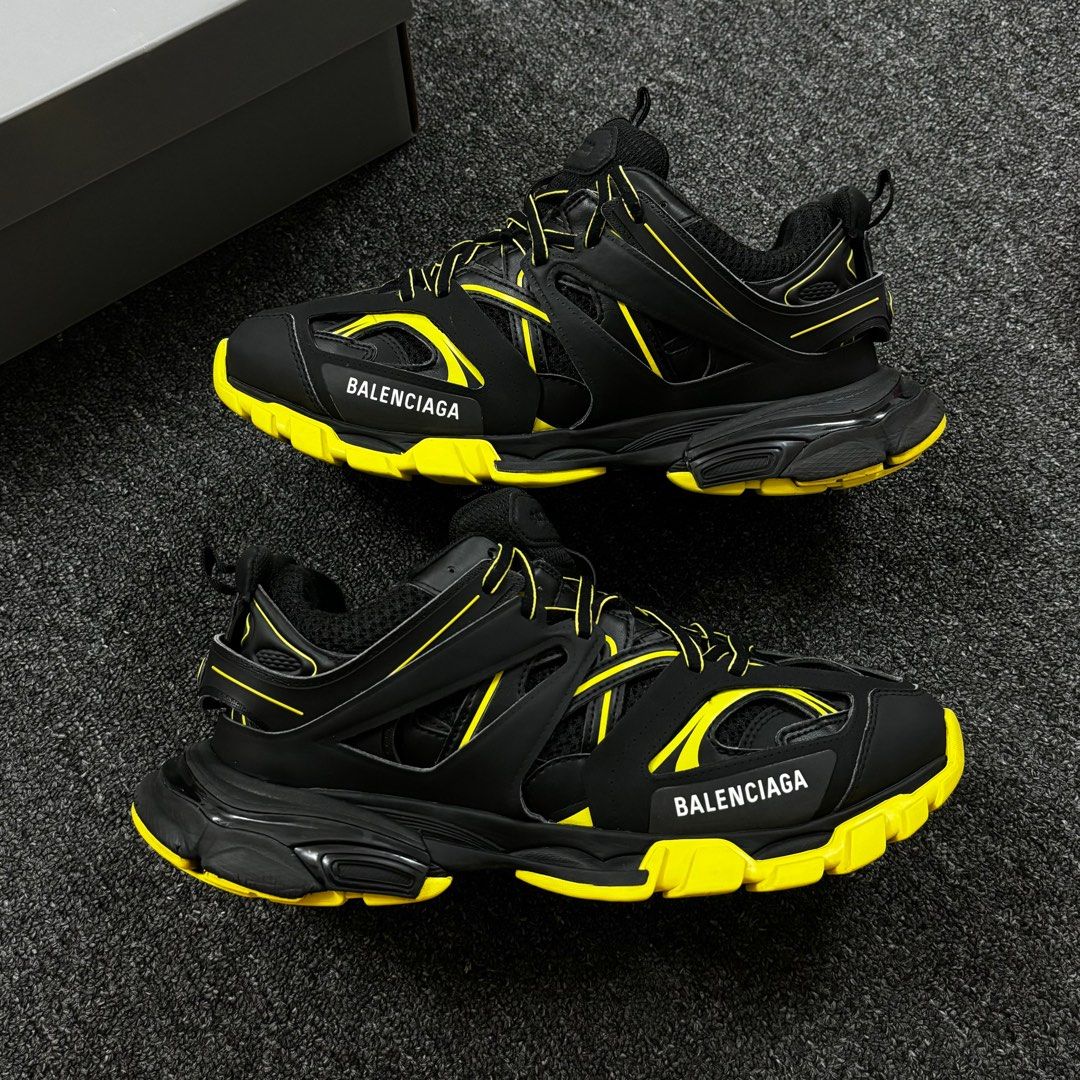 Balenciaga Track Yellow Black Sneakers Eur42 UK8 9