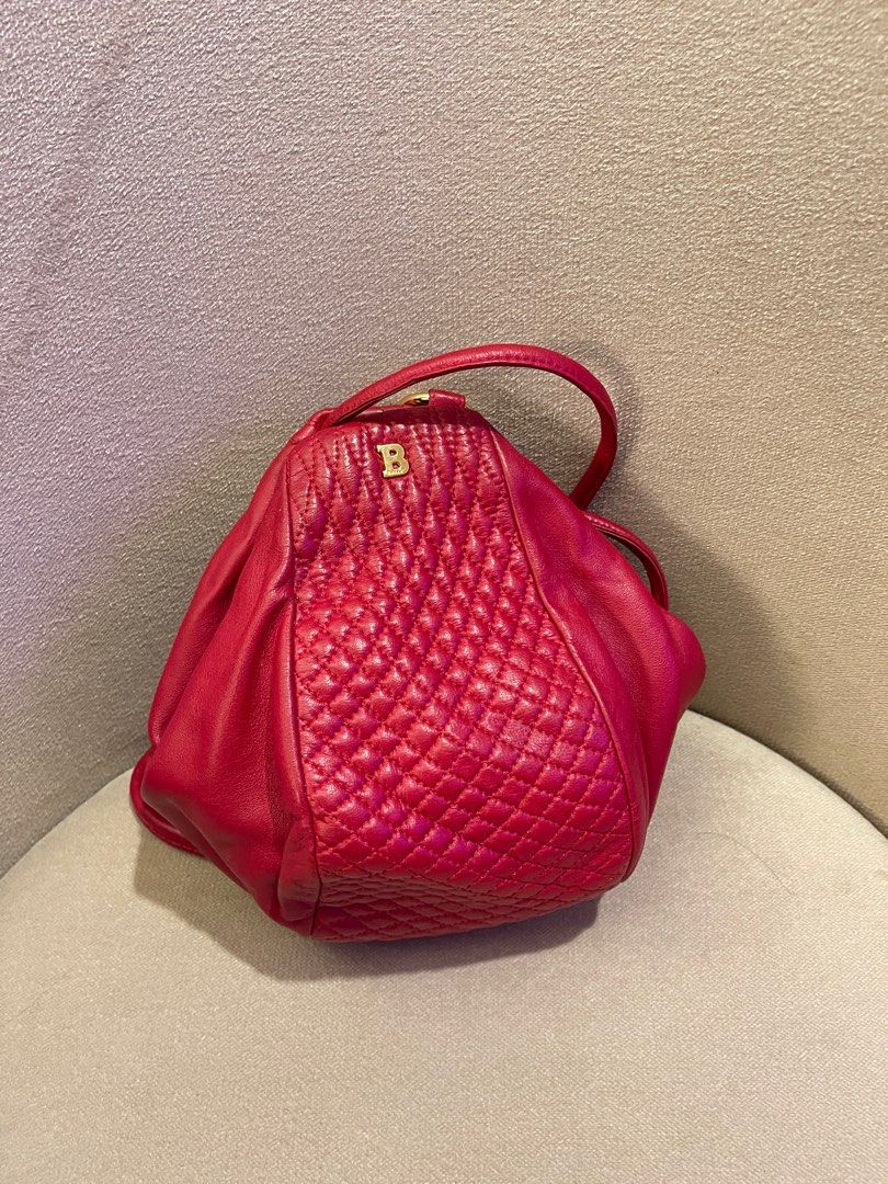 Bally Red Quilted Dome Bag (Category: Luxury Bags & Wallets) located in Mandaluyong City. Submitted by olachicoas (Listing ID 1282956282, Image 1). Description: Vintage Red Bally Dome bag.