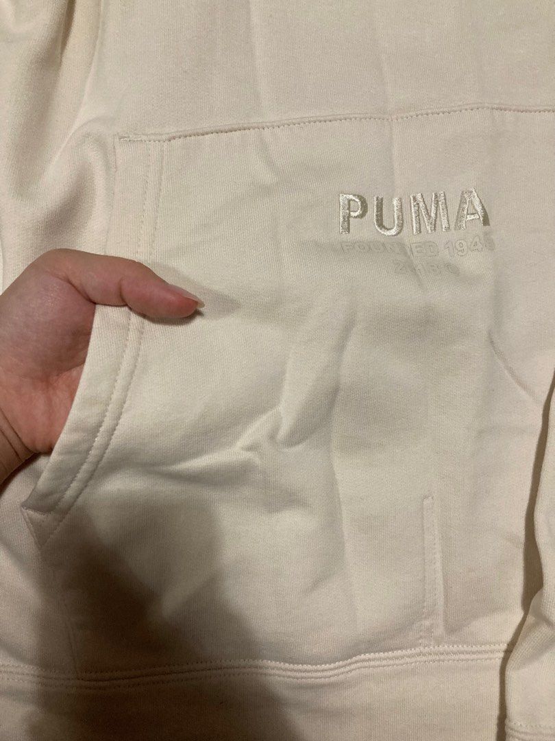Puma hoodie deals beige