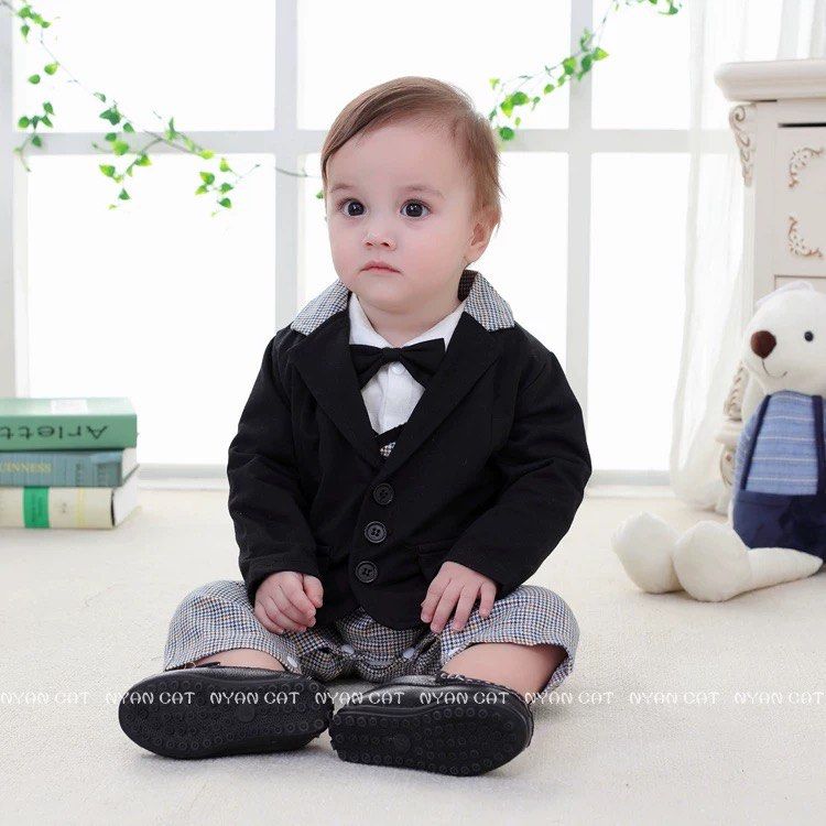 BN Baby blazer suit set, Babies Kids, Babies Kids Fashion on