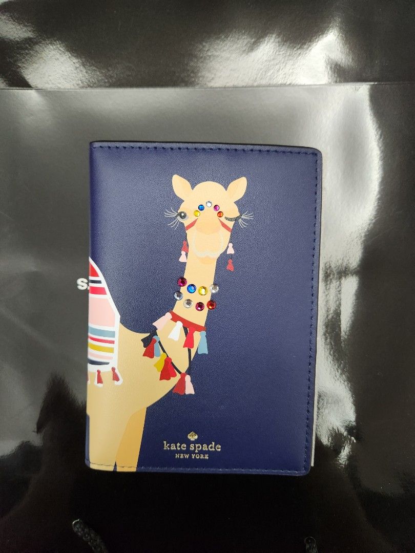 BN Kate Spade Spice Things Up Camel Travel Passport Holder