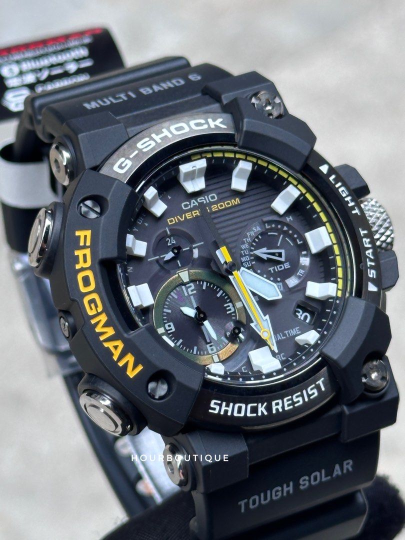 Men's Casio G-Shock Classic Solar Powered Watch with Black Dial (Model:  GMB2100D-1A)