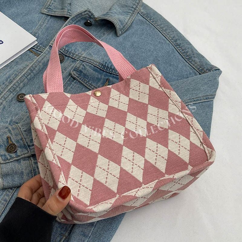BRAND NEW Korean Style Canvas Small Totes Bag Large Capacity