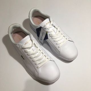 brand new lacoste white shoes