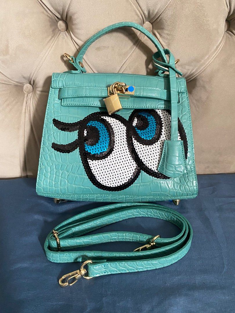 Brand New Authentic PLAYNOMORE 2 Way Bag Tiffany Blue Women s Fashion Bags Wallets Cross body Bags on Carousell