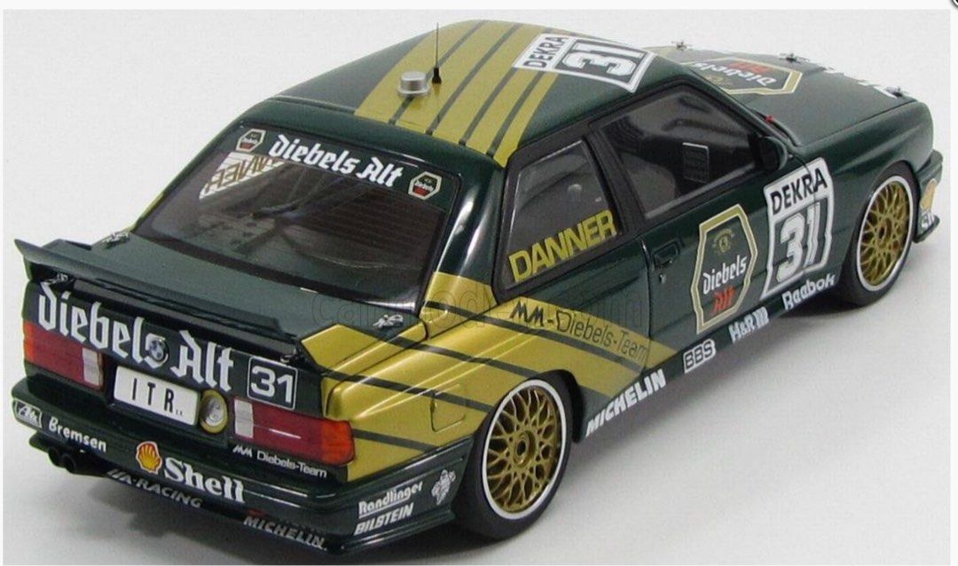Brand New, Unopened) Autoart 89148 - 1/18 BMW M3 E30 DIEBELS ALT N
