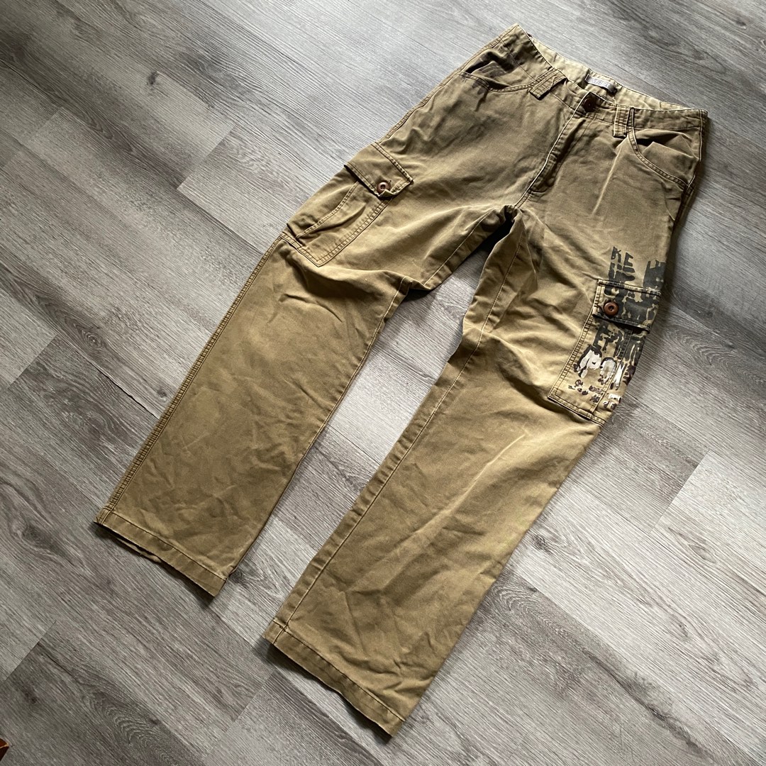 Brown Cargo Pants, Women's Fashion, Bottoms, Jeans on Carousell