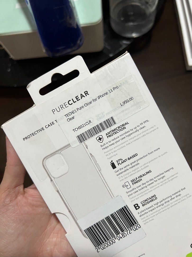 [Bundle] Original Tech21 PureClear ShockProof Case for 11 Pro (Category: Cases & Sleeves) located in Manila. Submitted by razelysonn (Listing ID 1282849584, Image 3). Description: 650 for the both.