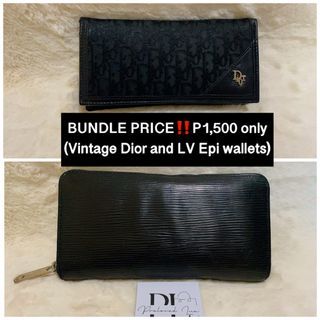 BUNDLE SALE‼️ Vintage Christian Dior and LV Epi Wallets
