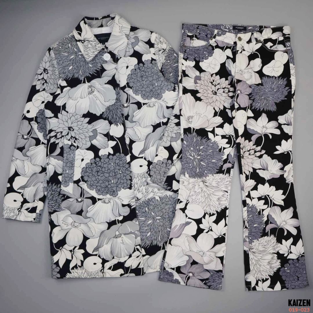Burberry floral jacket deals