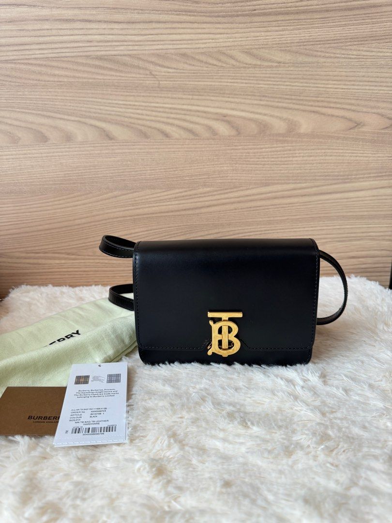 Burberry tb leather shoulder bag Clearance