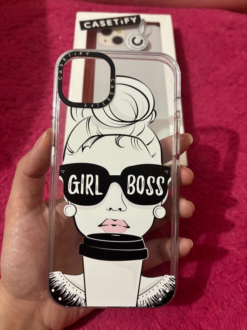 Casetify Girl Boss Magsafe Case (Category: Cases & Sleeves) located in Lipa City. Submitted by pinky09 (Listing ID 1282965728, Image 2). Description: Casetify Girl Boss Magsafe Case for Iphone 14/15 Plus RFS: Decluttering.