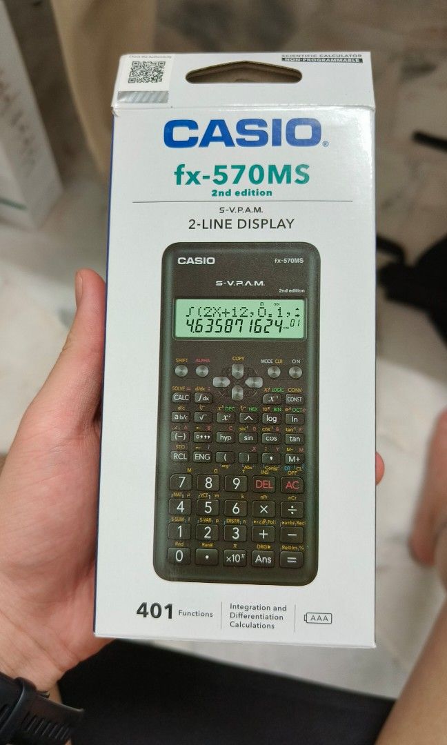 Casio fx deals 570ms 2nd edition